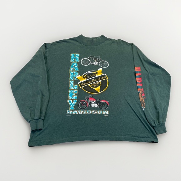 Harley-Davidson Other - Harley Davidson Shirt Mens XL Vintage 90s 50th Anniversary Motorcycle Biker